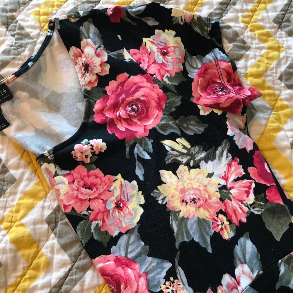 Forever 21+ floral print skater dress